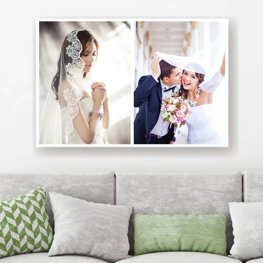 Personalised Collage Canvas - Two Images