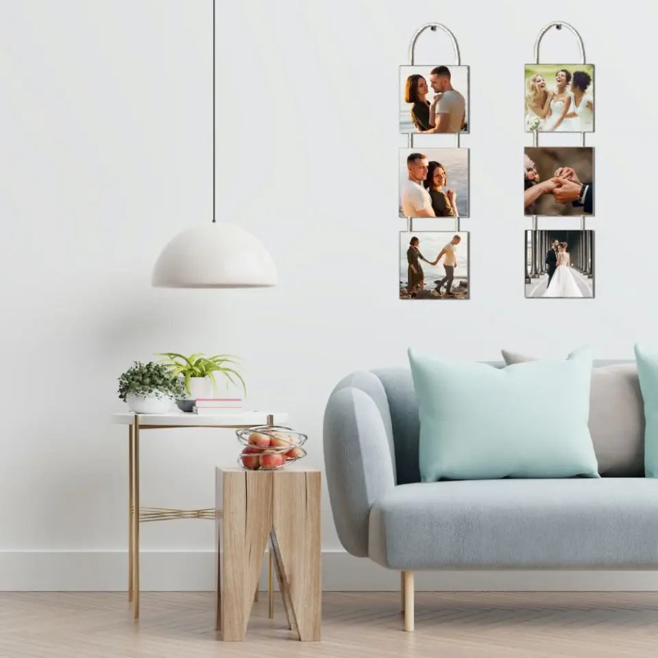Personalise 3 Hanging Panels - Square Shaped