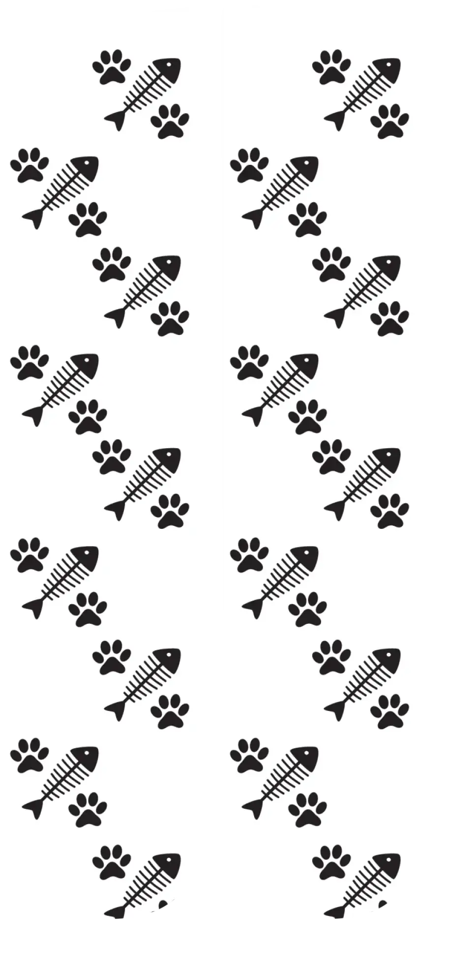 Personalised Face Socks - Pet White (CPawPattern)