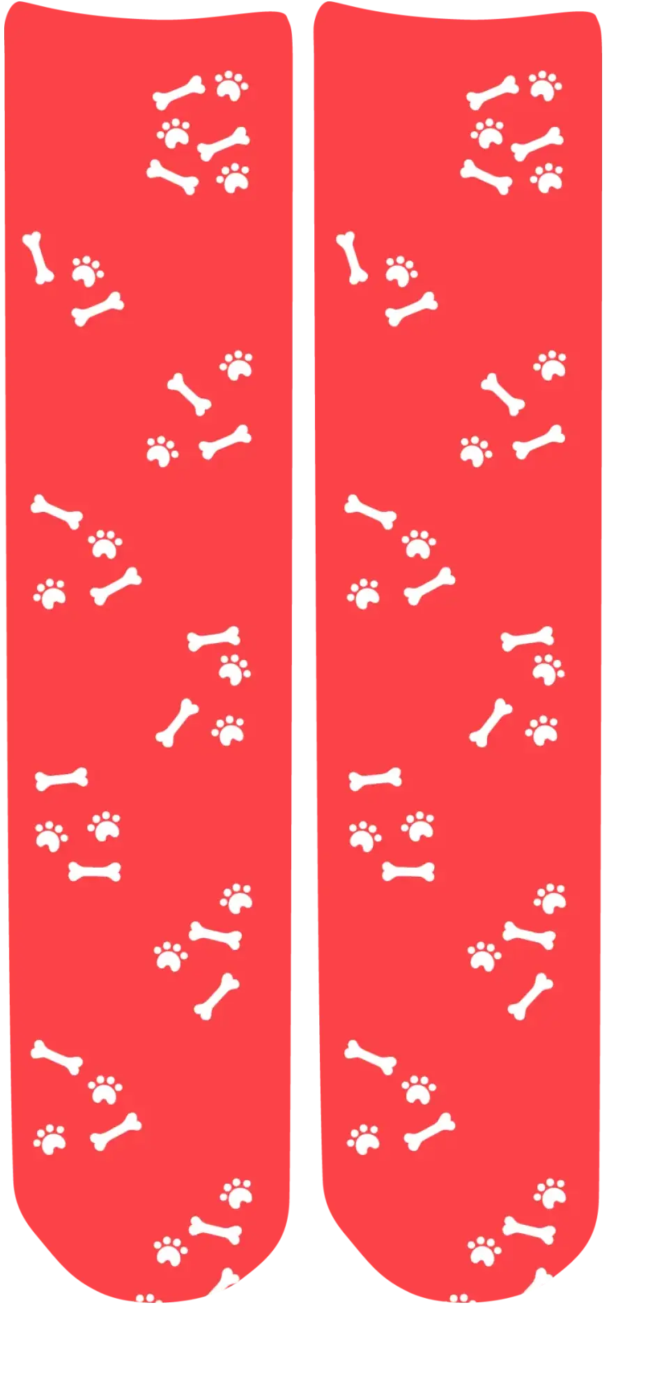 Personalised Face Socks - Pet Red (DBonePattern)