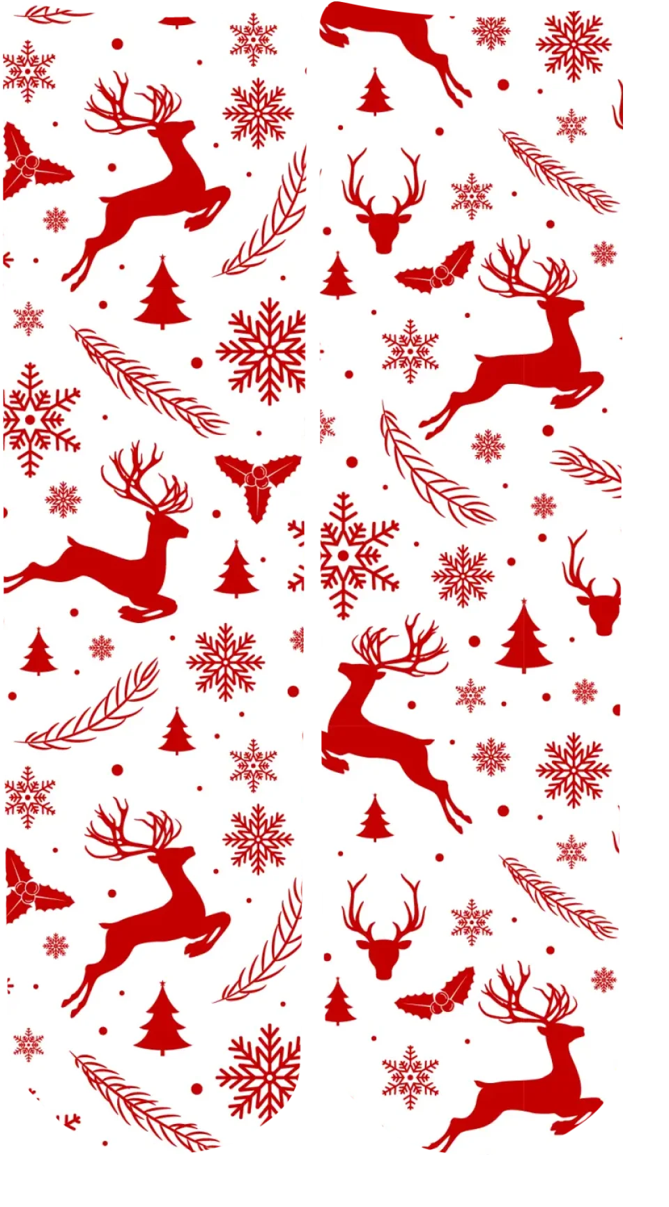 Personalised Christmas Face Socks - Festive Red White (678)