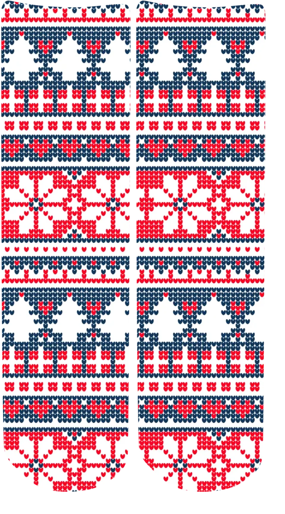 Personalised Christmas Face Socks - Pattern (Knitted_B65)