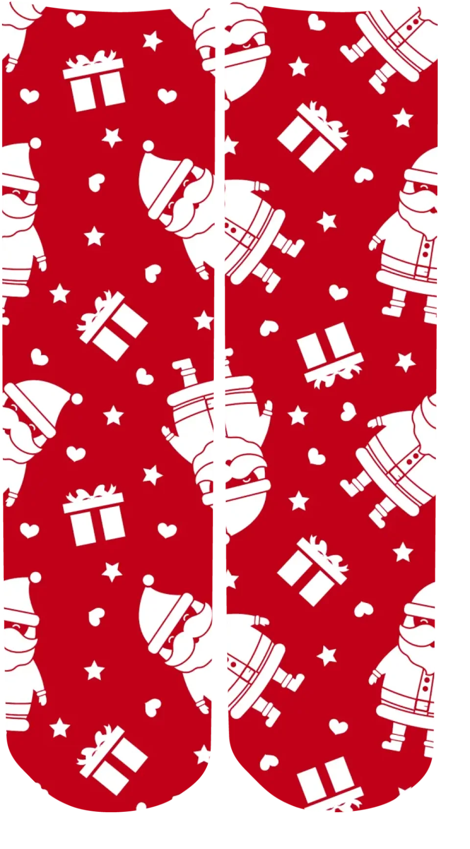 Personalised Christmas Face Socks - Santa (267_RS)