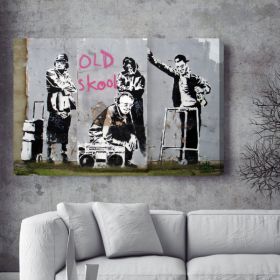 Old Skool Banksy Canvas