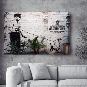 Graffiti Area Banksy Canvas