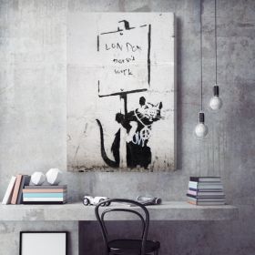 London Rat Banksy Canvas