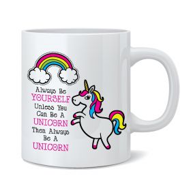 Always Be Yourself Unicorn Mug (Colour_Rainbow)