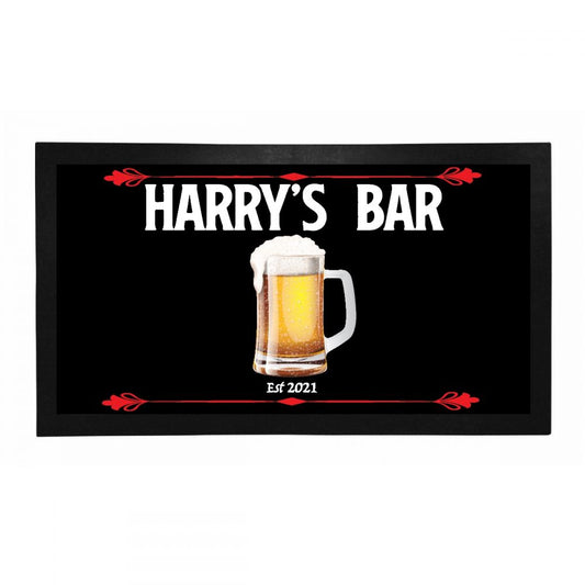 Personalised Bar Mat - Bar (Beer_Pint)