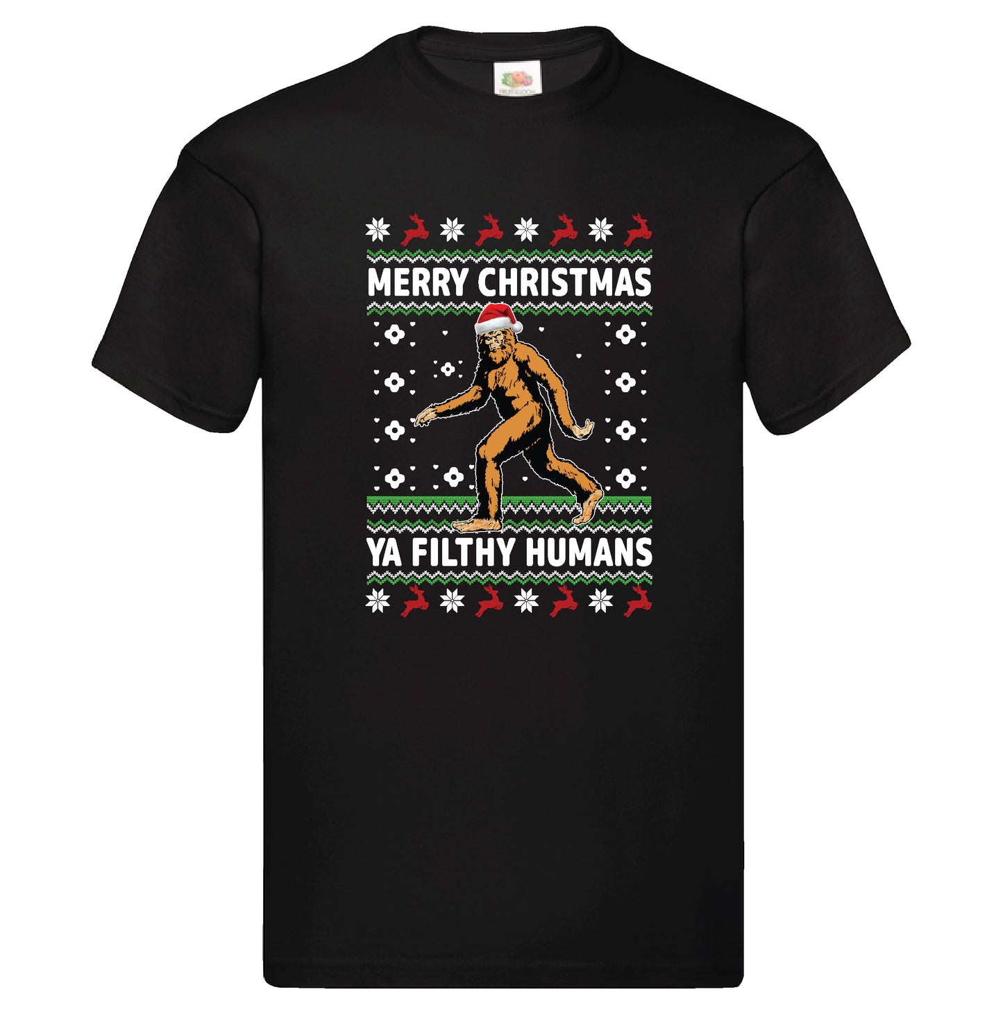 Christmas Novelty T-Shirt - Filthy Humans