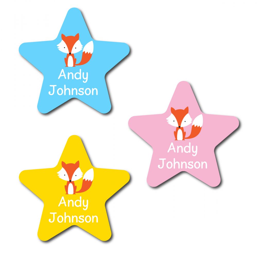 30 Star Fox Name Labels