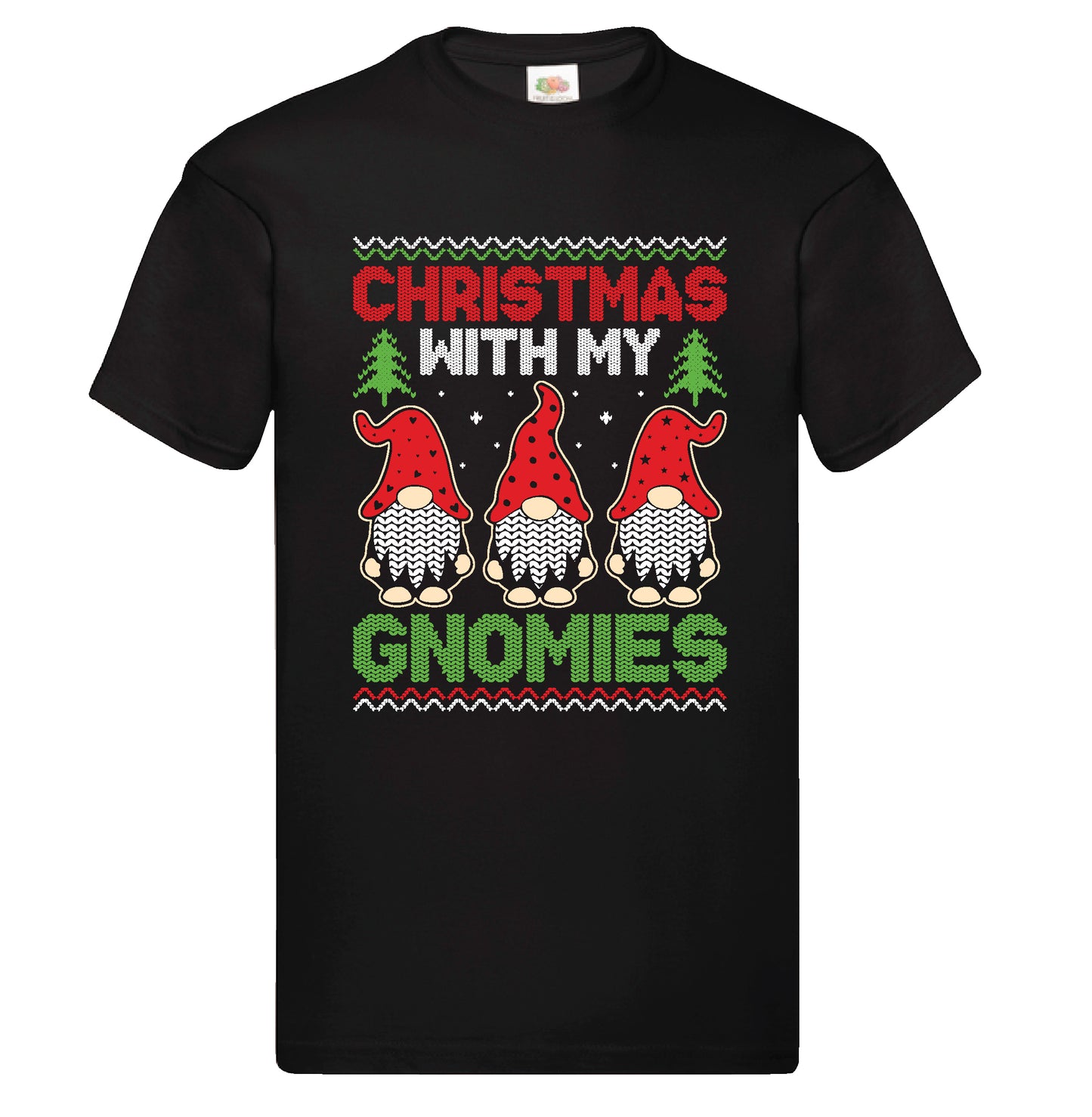 Christmas Novelty T-Shirt - Gnomies