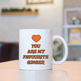 You Are My Favourite Ginger (Heart) Mug
