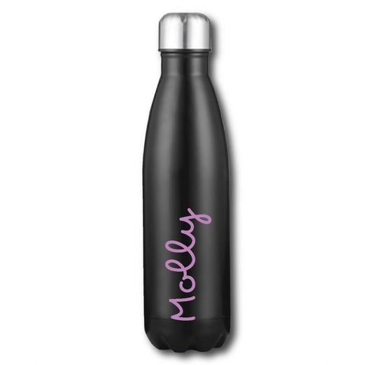 Personalised Name Thermal Water Bottle - Lilac