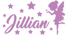 Personalised Name Wall Stickers - Fairy