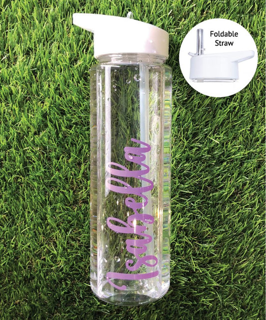 Personalised Name Water Bottle (NDF) - Lilac