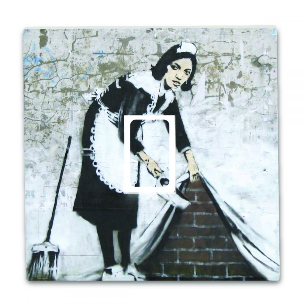Banksy Light Switch Decal Stickers (Pack of 4)