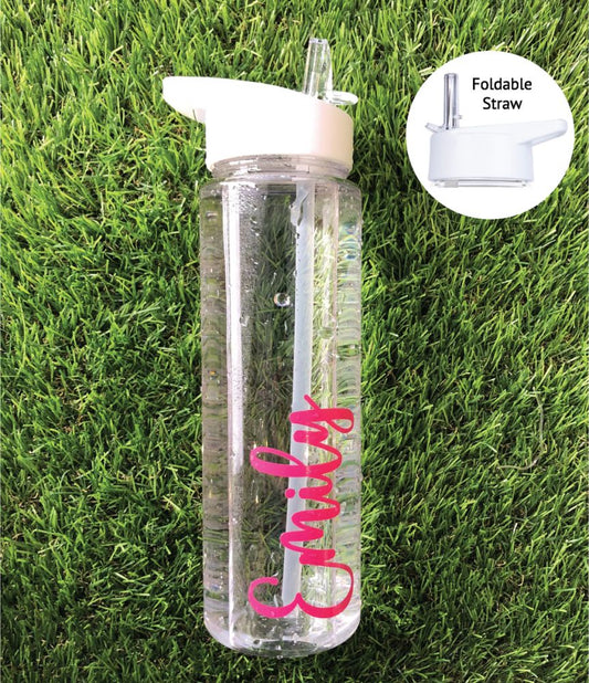 Personalised Name Water Bottle (NDF) - Pink