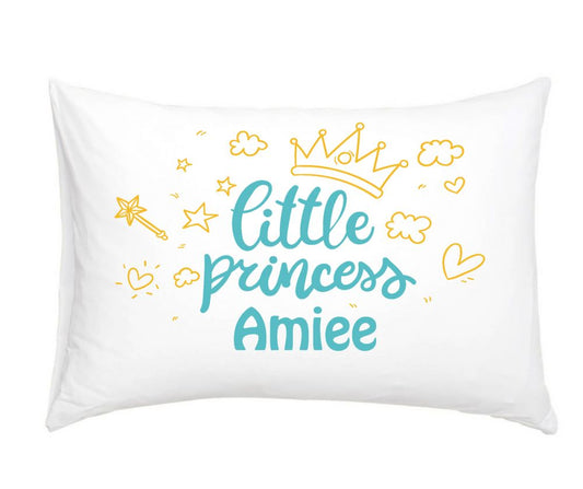 Princess Teal 3026 - Personalised Pillow Case