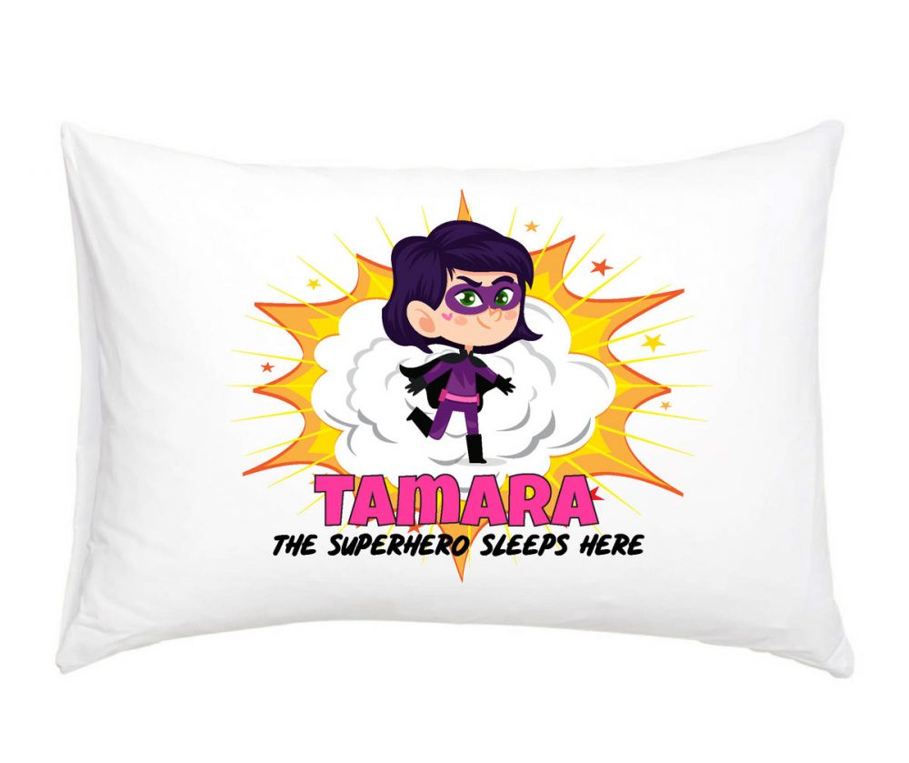 Personalised Superhero Pillowcase - PUP03