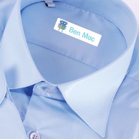 25 x Personalised Iron-on Name Labels - Robot