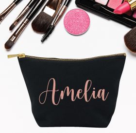 Personalised Name Black Make Up