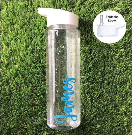 Personalised Name Water Bottle (NDF) - Sky Blue